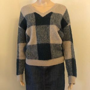 Lucky brand V neck wool sweater